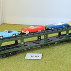 #U83 Märklin 4074 autojenkuljetusvaunu + 4 autoa - pikkukuva 1