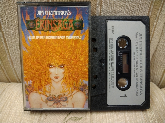 Erinsaga Jim Fitzpatrick's C-kasetti.