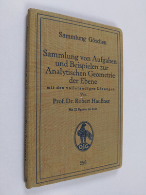 Robert Haussner : Sammlung von Aufgaben und Beispielen zu...
