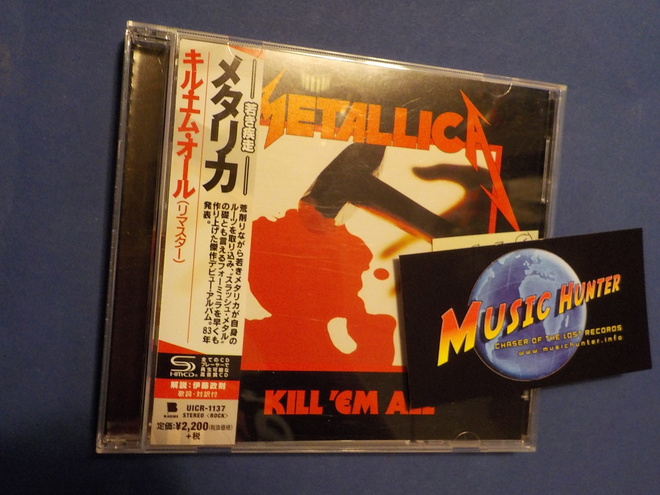 METALLICA - KILL 'EM ALL JAPANI PAINOS CD