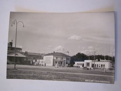 Kortti Iisalmi Linja-Auto Asema 1950-l Alkup.Mallikappale