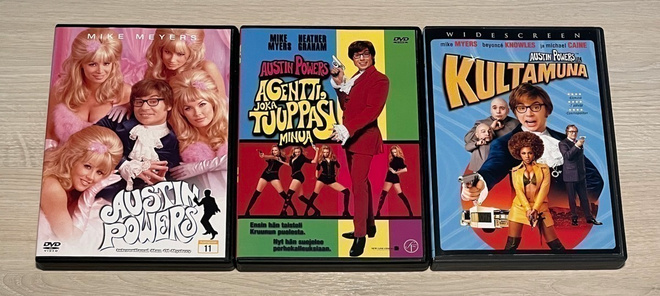 Austin Powers -trilogia (3DVD) Mike Myers