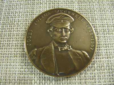 Josef Julius Wecksell mitali 1935 /J.Vikainen 1935.