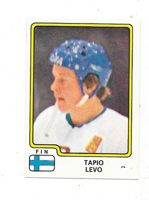 1979 Panini MM-Tarra #168 Tapio Levo , Suomi & Ässät