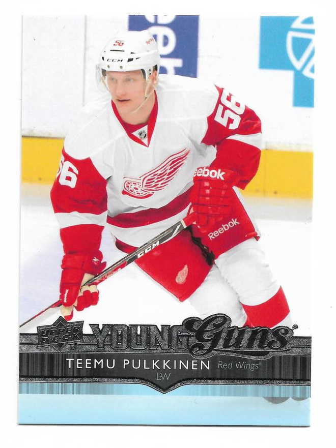 2014-15 Upper Deck Young Guns RC #221 Teemu Pulkkinen