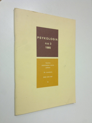 Psykologia 3/1985 : tiedepoliittinen aikakauslehti