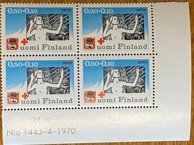 PR 1970 0,50+ 0,10 NUMERO NELIÖ**