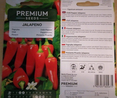 Chilipaprika Jalapeno - siemenet #