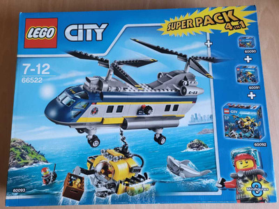 66522 Lego City Deep Sea Explorers Super Pack 4-in-1