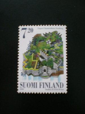 Postituore merkki 7,20 mk Suomenlinna 2000 - LaPe 1506 **
