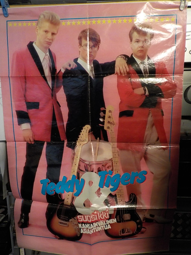TEDDY & THE TIGERS VANHA SUOSIKKI JULISTE