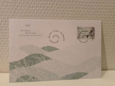 FDC- ensipäiväkuori - Riekko - 2000