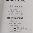 Ian McDonald : Luna : New Moon (signeerattu, tekijän omiste) - pikkukuva 3
