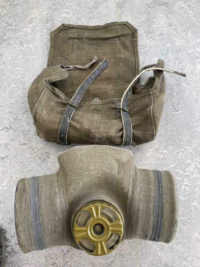 WW2 Venäläinen hevosen kaasunaamari