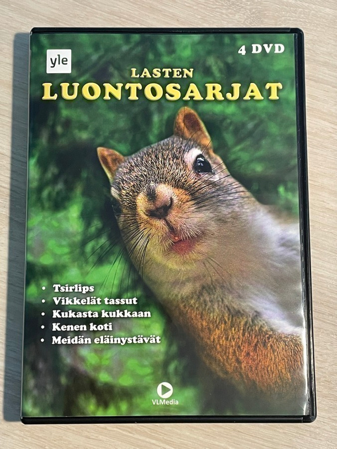 Lasten luontosarjat (4DVD) uusi ja muoveissa