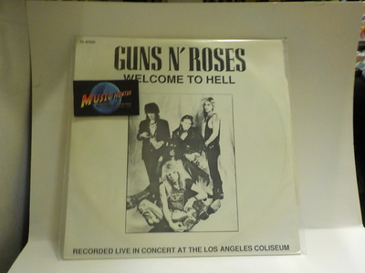 GUNS 'N' ROSES - WELCOME TO HELL EX+/EX US 1990 2LP