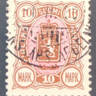1889 Kolmilukuinen vaakunamerkki 10 mk - pikkukuva 1