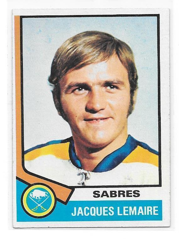 1974-75 Topps #24 Jacques Lemaire Buffalo Sabres