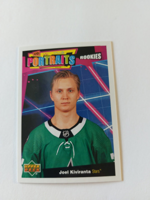 2020-21 Upper Deck UD Portraits #P72 Joel Kiviranta