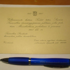 1947 Kutsu Itsenäisyyspäivän juhlaan - pikkukuva 1