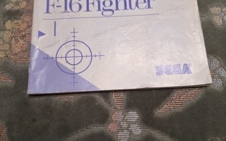 Sega F-16 Fighter manuaali