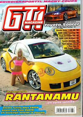 GTi n:o 8 2007 GTi-Tyttö Jannika.+ VW New Beetle 2.0 '99