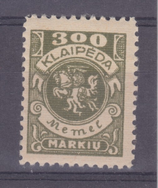 Saksa reich Memel 1923  Mi 147 liki postituore