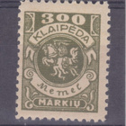 Saksa reich Memel 1923  Mi 147 liki postituore - pikkukuva 1