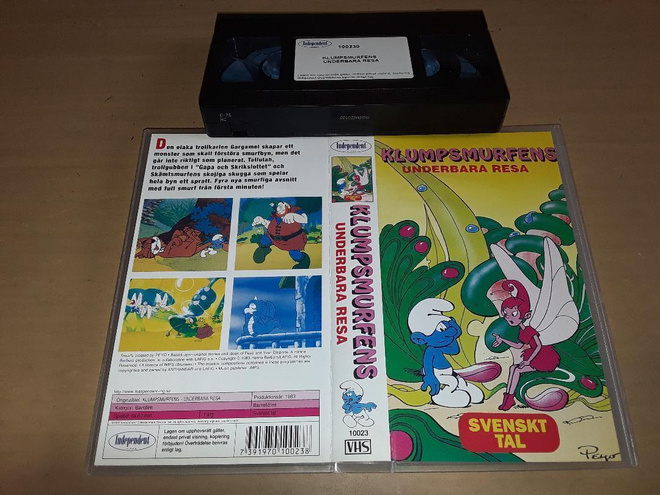 Klumpsmurfens underbara resa - SW VHS (Independent Video)