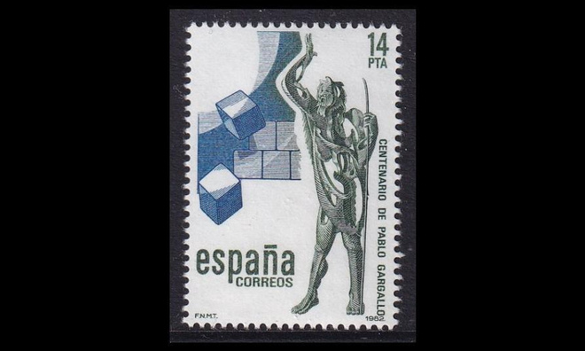 Espanja 2569 ** Kuvanveistäjä Pablo Gargallo (1982)