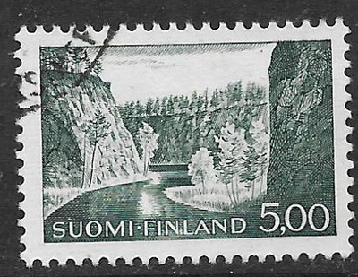Yleismerkki 5,00mk 1964 (LAPE 586) O