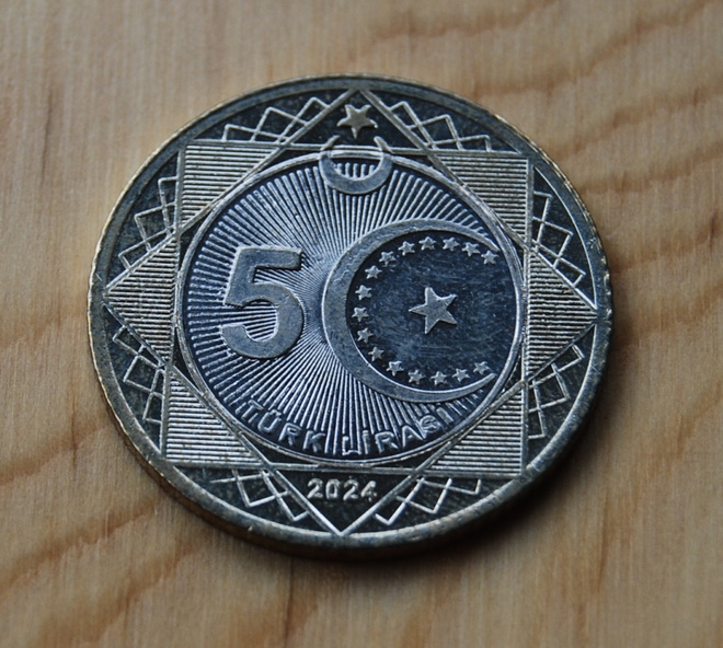 Turkey - 5 Lira 2024, Mustafa Kemal Atatürk
