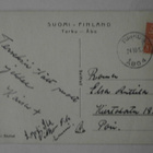 Turku, Turun linna, vanha mv valokuvapk, talvikuva, p. 1953 - pikkukuva 2