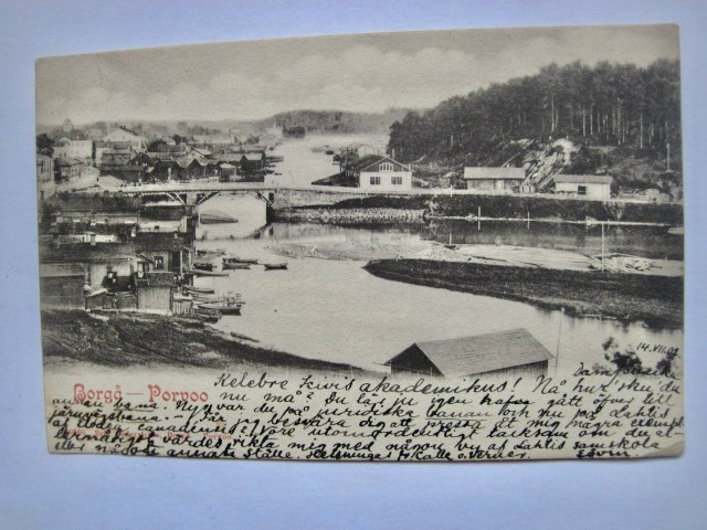 VANHA Postikortti Porvoo 1902