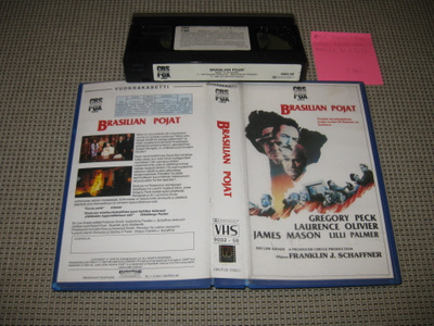Brasilian Pojat-VHS (FIx, Showtime, Gregory Peck, Ira Levin)