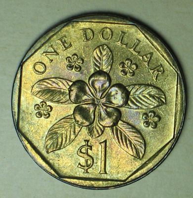 1988 Singapore 1 Dollari