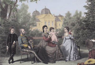Keisarinna Elisabeth, keisari Frans Joseph I ja lapset