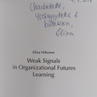 Elina Hiltunen : Weak signals in organizational futures (... - pikkukuva 2