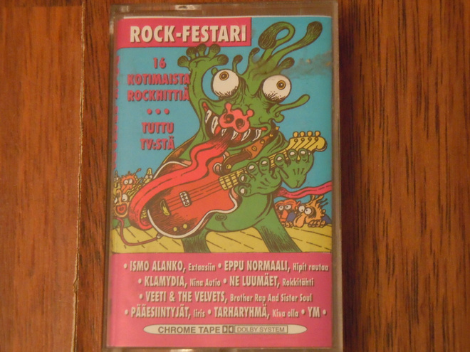 C-kasetti - ROCK-FESTARI kokoelma - 1993 rock EX+