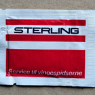 Sterling-lentoyhtiön yksittäispakattu kosteuspyyhe - pikkukuva 1