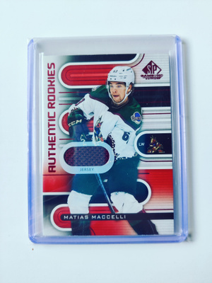 Matias Maccelli 22-23 SP Authentic Rookies Jersey