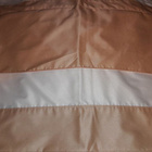 Verhokappa :persikan vaalee ja luonnonvaalea kappa 49x210cm - pikkukuva 1
