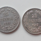 Hopeaa 25 penniä 1916, 1917 Nikolai II - pikkukuva 1