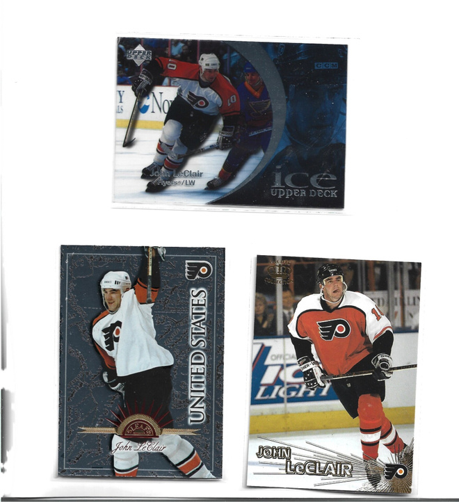 3 X JOHN LECLAIR - FLYERS