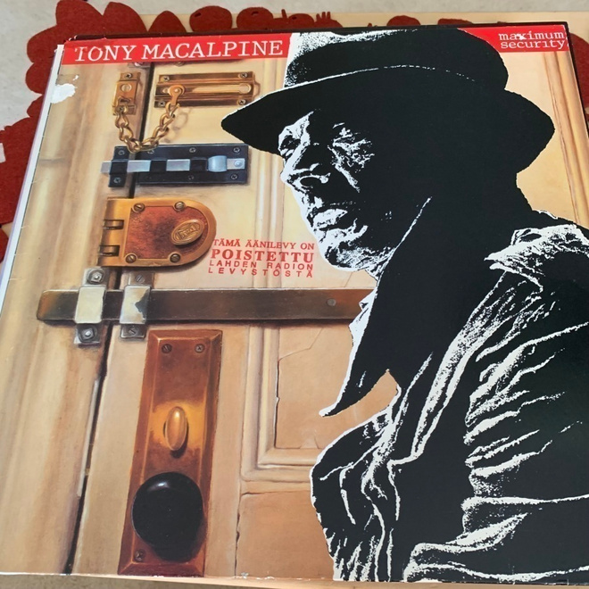 TONY MACALPINE: Maximum Security. * EUR 1987
