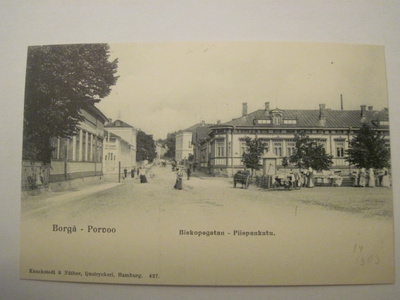 VANHA Postikortti Porvoo Varhainen HUIPPUKUNTO ennen-1905
