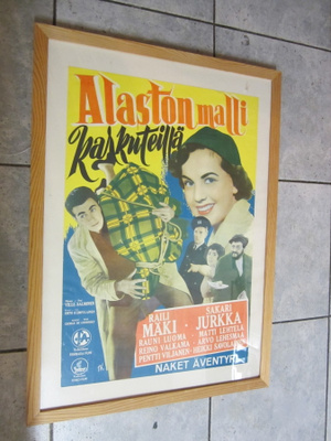 VANHA ORIG ELOKUVAJULISTE 40 -50 LUVULTA