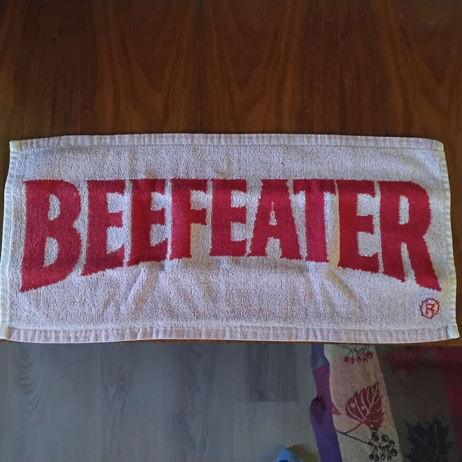 Baaripyyhe, beefeater