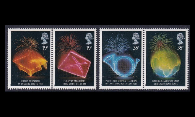 Iso-Britannia 1198-1201p ** Vuosipäiviä (1989)