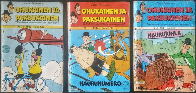 Ohukainen ja Paksukainen 3, 5, 9/1982